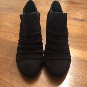 short black dress booties